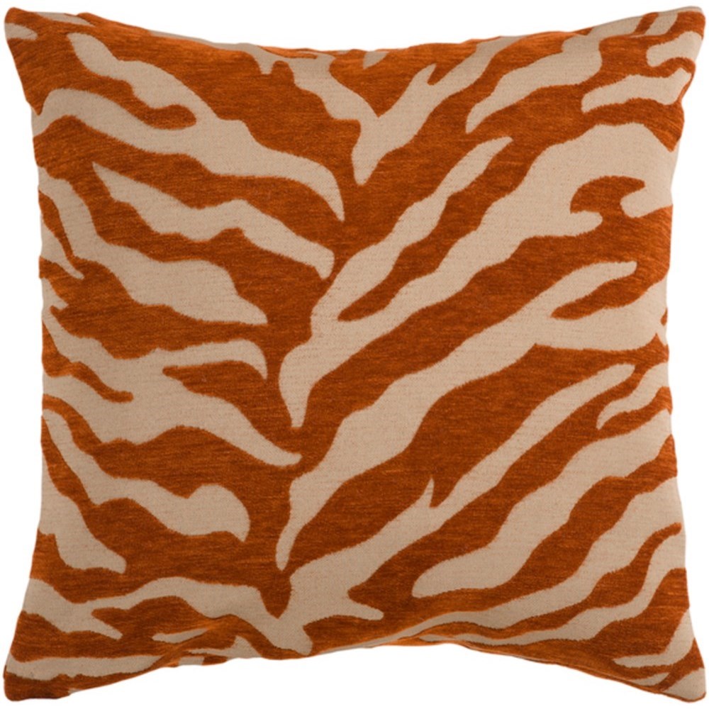 Surya Velvet Zebra 18 x 18 x 4 Pillow Kit Wayside Furniture Throw